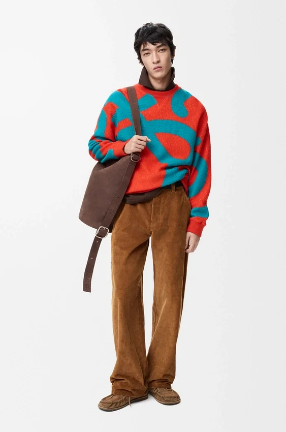 Yün ve Pamuktan Üretilmiş Sweatshirt Yün ve Pamuktan Üretilmiş Sweatshirt