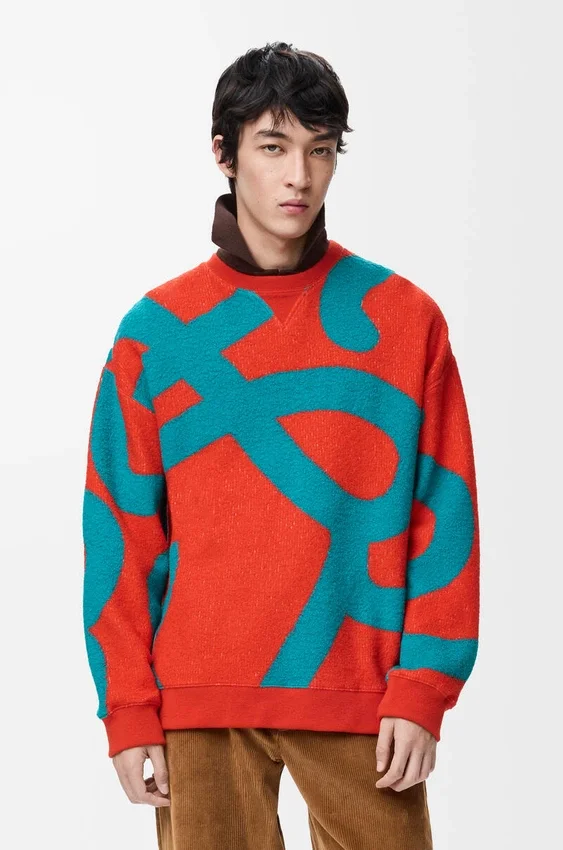 Yün ve Pamuktan Üretilmiş Sweatshirt Yün ve Pamuktan Üretilmiş Sweatshirt