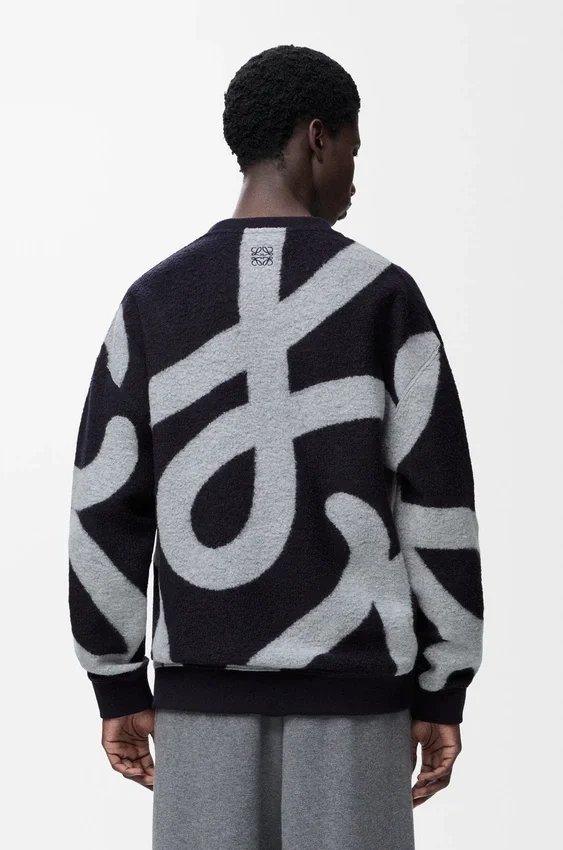 Yün ve Pamuktan Üretilmiş Sweatshirt Yün ve Pamuktan Üretilmiş Sweatshirt
