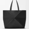 Yumuşak Damarlı Dana Derisinden Büyük Yatay Puzzle Fold Tote Çantası Yumuşak Damarlı Dana Derisinden Büyük Yatay Puzzle Fold Tote Çantası
