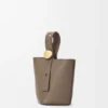 Yumuşak Damarlı Dana Derisinden Mini Pebble Bucket Çanta