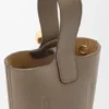 Yumuşak Damarlı Dana Derisinden Mini Pebble Bucket Çanta