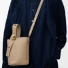 Yumuşak Damarlı Dana Derisinden Mini Pebble Bucket Çanta