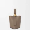 Yumuşak Damarlı Dana Derisinden Mini Pebble Bucket Çanta