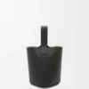 Yumuşak Damarlı Dana Derisinden Mini Pebble Bucket Çanta