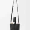 Yumuşak Damarlı Dana Derisinden Mini Pebble Bucket Çanta