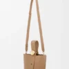 Yumuşak Damarlı Dana Derisinden Mini Pebble Bucket Çanta