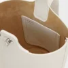 Yumuşak Damarlı Dana Derisinden Mini Pebble Bucket Çanta