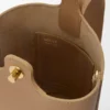 Yumuşak Damarlı Dana Derisinden Mini Pebble Bucket Çanta