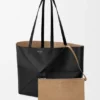 Yumuşak Damarlı Dana Derisinden Orta Boy Yatay Puzzle Fold Tote Çantası Yumuşak Damarlı Dana Derisinden Orta Boy Yatay Puzzle Fold Tote Çantası