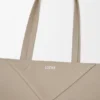 Yumuşak Damarlı Dana Derisinden Orta Boy Yatay Puzzle Fold Tote Çantası Yumuşak Damarlı Dana Derisinden Orta Boy Yatay Puzzle Fold Tote Çantası