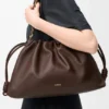 Yumuşak Nappa Kuzu Derisinden Büyük Flamenco Purse Yumuşak Nappa Kuzu Derisinden Büyük Flamenco Purse