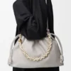 Yumuşak Nappa Kuzu Derisinden Büyük Flamenco Purse Yumuşak Nappa Kuzu Derisinden Büyük Flamenco Purse