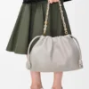 Yumuşak Nappa Kuzu Derisinden Büyük Flamenco Purse Yumuşak Nappa Kuzu Derisinden Büyük Flamenco Purse