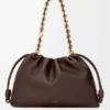 Yumuşak Nappa Kuzu Derisinden Büyük Flamenco Purse Yumuşak Nappa Kuzu Derisinden Büyük Flamenco Purse
