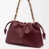 Yumuşak Nappa Kuzu Derisinden Büyük Flamenco Purse Yumuşak Nappa Kuzu Derisinden Büyük Flamenco Purse