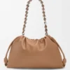 Yumuşak Nappa Kuzu Derisinden Büyük Flamenco Purse Yumuşak Nappa Kuzu Derisinden Büyük Flamenco Purse
