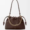 Yumuşak Nappa Kuzu Derisinden Büyük Flamenco Purse Yumuşak Nappa Kuzu Derisinden Büyük Flamenco Purse