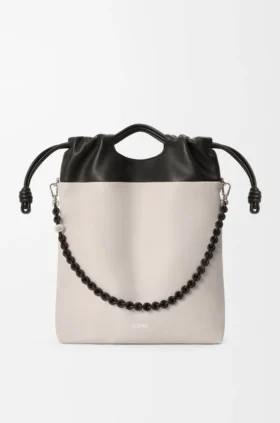Yumuşak Nappa Kuzu Derisinden Flamenco Purse Tote Çantası