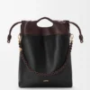 Yumuşak Nappa Kuzu Derisinden Flamenco Purse Tote Çantası Yumuşak Nappa Kuzu Derisinden Flamenco Purse Tote Çantası