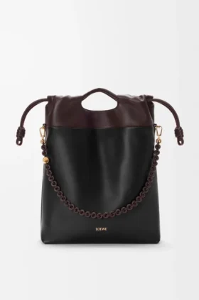 Yumuşak Nappa Kuzu Derisinden Flamenco Purse Tote Çantası