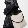 Yumuşak Nappa Kuzu Derisinden Flamenco Purse Tote Çantası Yumuşak Nappa Kuzu Derisinden Flamenco Purse Tote Çantası