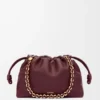 Yumuşak Nappa Kuzu Derisinden Orta Boy Flamenco Purse Yumuşak Nappa Kuzu Derisinden Orta Boy Flamenco Purse