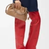 Yumuşak Nappa Kuzu Derisinden Orta Boy Flamenco Purse Yumuşak Nappa Kuzu Derisinden Orta Boy Flamenco Purse