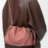 Yumuşak Nappa Kuzu Derisinden Orta Boy Flamenco Purse Yumuşak Nappa Kuzu Derisinden Orta Boy Flamenco Purse