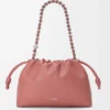 Yumuşak Nappa Kuzu Derisinden Orta Boy Flamenco Purse Yumuşak Nappa Kuzu Derisinden Orta Boy Flamenco Purse