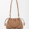 Yumuşak Nappa Kuzu Derisinden Orta Boy Flamenco Purse Yumuşak Nappa Kuzu Derisinden Orta Boy Flamenco Purse
